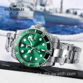 Reloj mecánico para hombre SKYSEED green water ghost watch